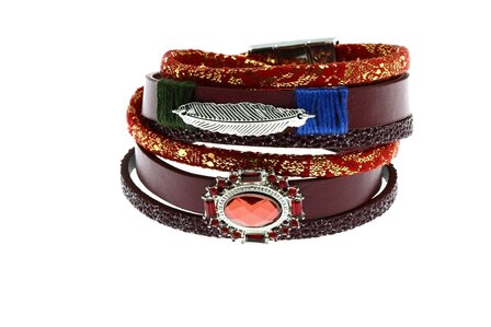  Leather Ibiza Bracelet 