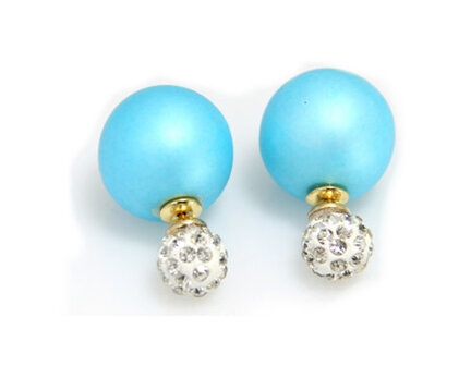 Drop Earrings Light Blue