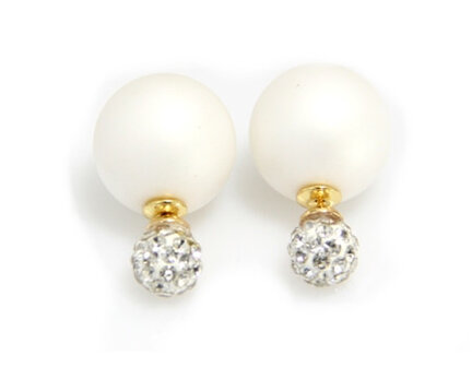 Drop Earrings White