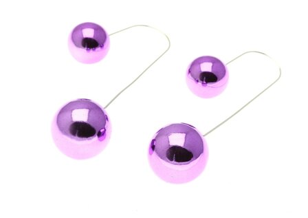 Drop Earrings Purple