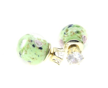 Drop Earrings Green