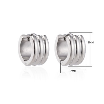 Creoles Stainless Steel Earrings