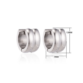 Creoles Stainless Steel Earrings