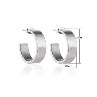 Creoles Stainless Steel Earrings