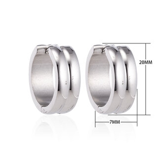 Creoles Stainless Steel Earrings