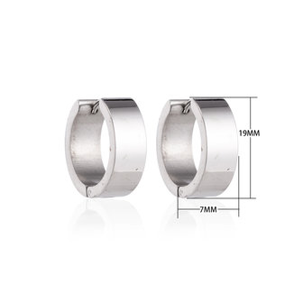 Creoles Stainless Steel Earrings