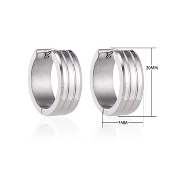 Creoles Stainless Steel Earrings