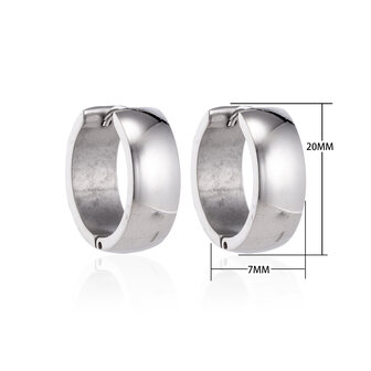 Creoles Stainless Steel Earrings