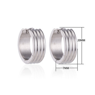 Creoles Stainless Steel Earrings