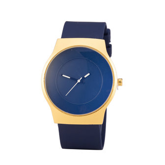 Quartz Horloge (35mm) - Blauw &amp; Goud