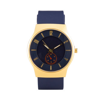 Quartz Watch (35mm) - Blue &amp; Gold