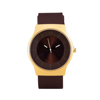 Quartz Watch - Rood &amp; Gold