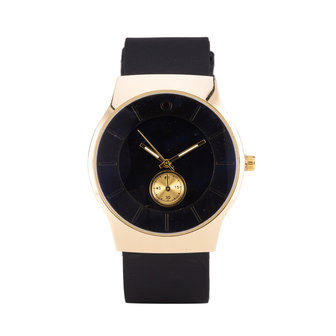 Quartz Watch - Black &amp; Gold