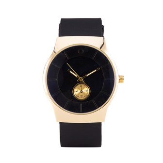 Quartz Horloge - Zwart &amp; Goud