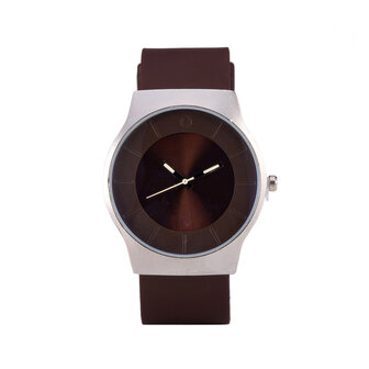 Quartz Watch - Brown &amp; Silver