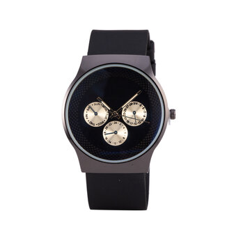 Quartz Watch - Black &amp; Goud