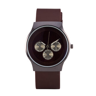 Quartz Watch - Black &amp; Brown