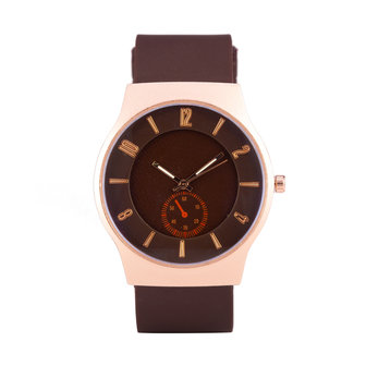 Quartz Horloge - Bruin &amp; Ros&eacute;