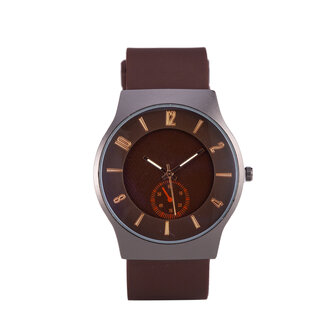 Quartz Horloge - Bruin &amp; Zwart