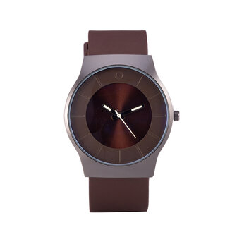 Quartz Horloge - Bruin &amp; Zwart