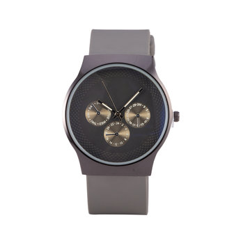 Quartz Watch - Grey &amp; Zwart