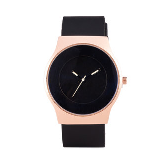 Quartz Horloge - Zwart &amp; Ros&eacute;