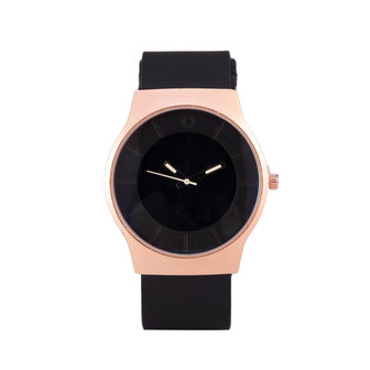 Quartz Horloge - Zwart &amp; Ros&eacute;