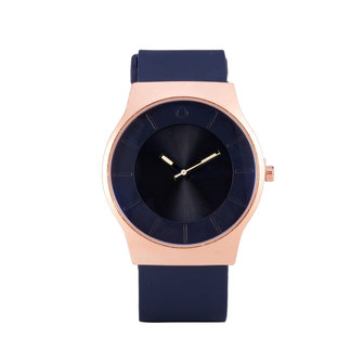 Quartz Horloge - Blauw &amp; Ros&eacute;