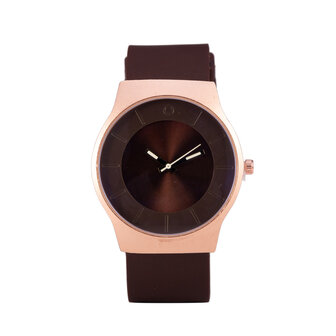 Quartz Horloge - Bruin &amp; Ros&eacute;