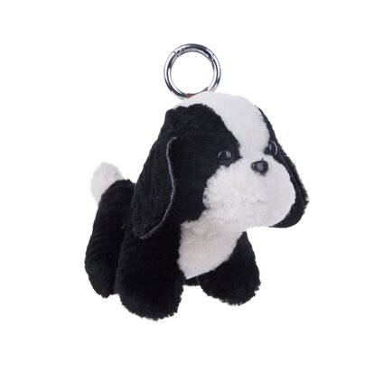 Puppy Sleutelhanger / Tashanger 16cm Groot - Zwart