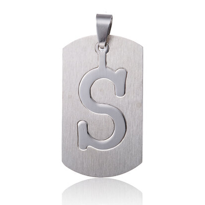 RVS Hanger Letter S STAINLESS STEEL