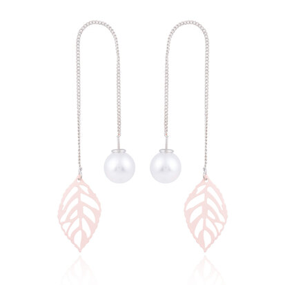 EARRING WITH LARGE STAR & PEARL