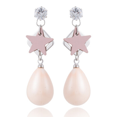 EARRING WITH STAR & DROP