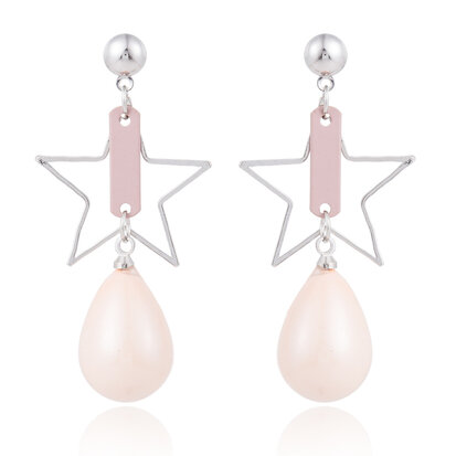 EARRING WITH DRIP & STAR