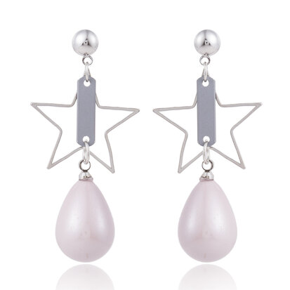 EARRING WITH DRIP & STAR