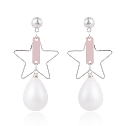 EARRING WITH DRIP & STAR