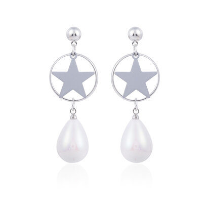 EARRING WITH DRIP & STAR