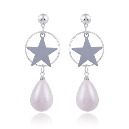 EARRING WITH DRIP & STAR