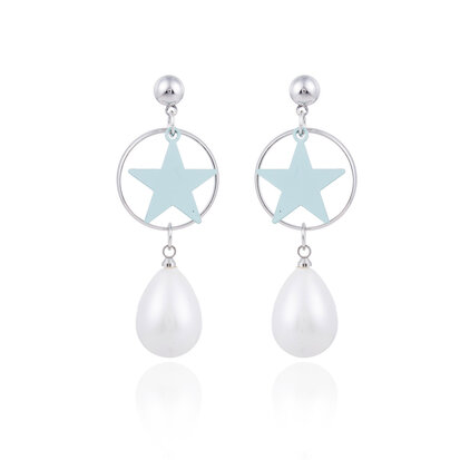 EARRING WITH DRIP & STAR