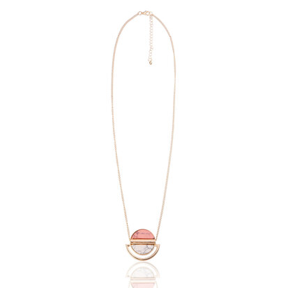 Statement Ketting - Moon & Sun Pendant 