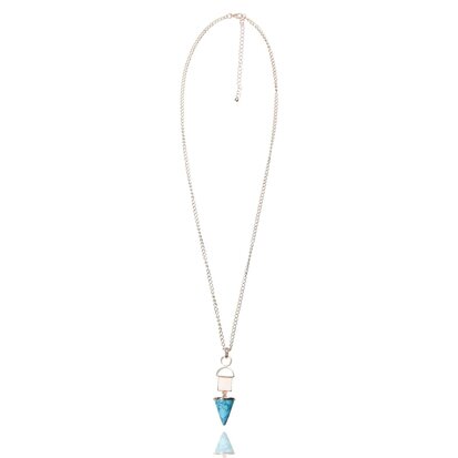 statement ketting - Marmer Look Pendant 