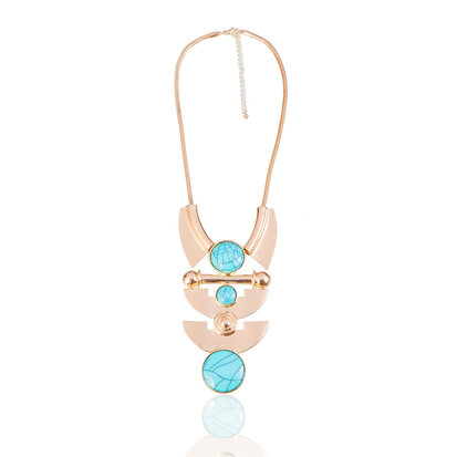 statement ketting - Blue Moon Necklace