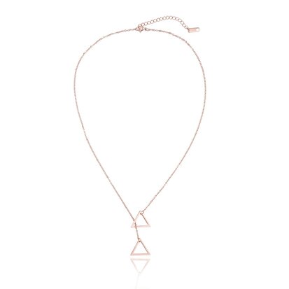  Stainless Steel Necklace Double Triangle / Double Triangle