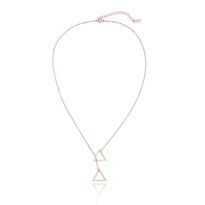  Stainless Steel Necklace Double Triangle / Double Triangle