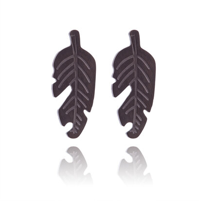 Ear Studs RVS Kleur Zwart