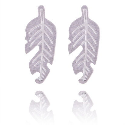 Ear Studs RVS Kleur Zilver