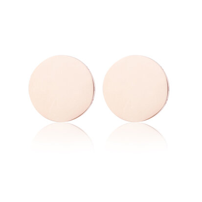 Ear Studs Stainless Steel Color Rose Gold