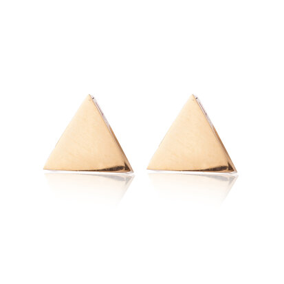  Ear Studs Stainless Steel Color Gold