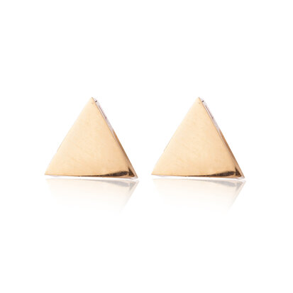 Ear Studs RVS  Kleur  Goud