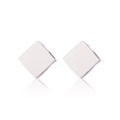 Ear Studs RVS kleur zilver